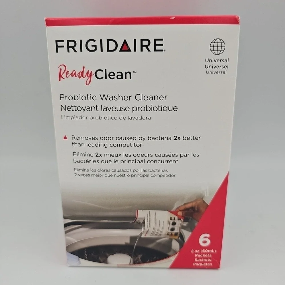 Frididaire Ready Clean‎ 10FFPROL02 Probiotic Washer Cleaner 6 Pack Of Treatments